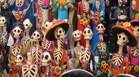El 1 y 2 de noviembre se celebra el Día de los Muertos en Mexico